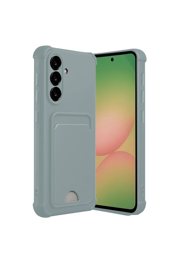 Samsung Galaxy A56 Case Kelvin Silicone with Business Card - Light Green