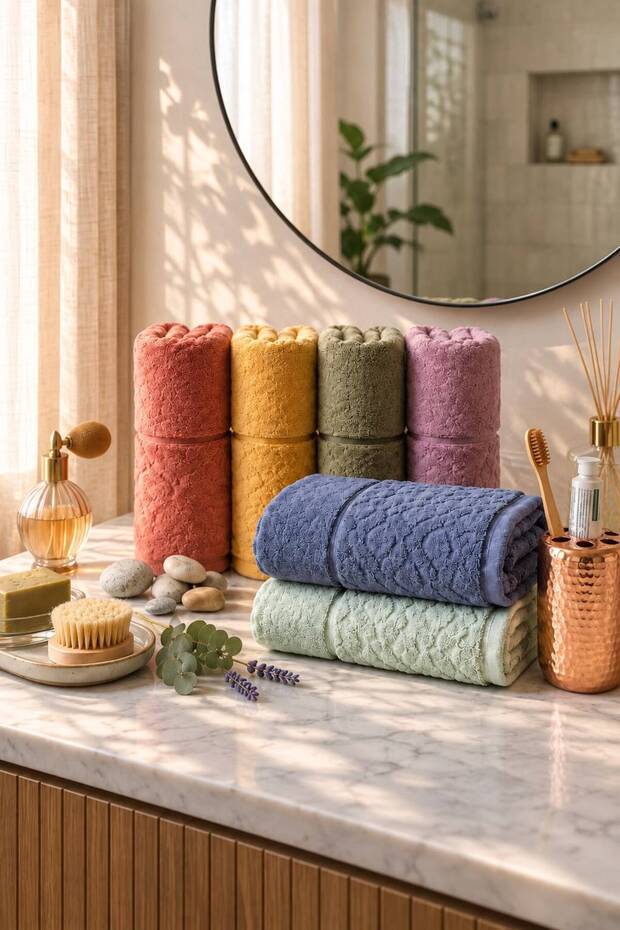 Home Ultra Soft Hand and Face Towel 50*90 100% Cotton
