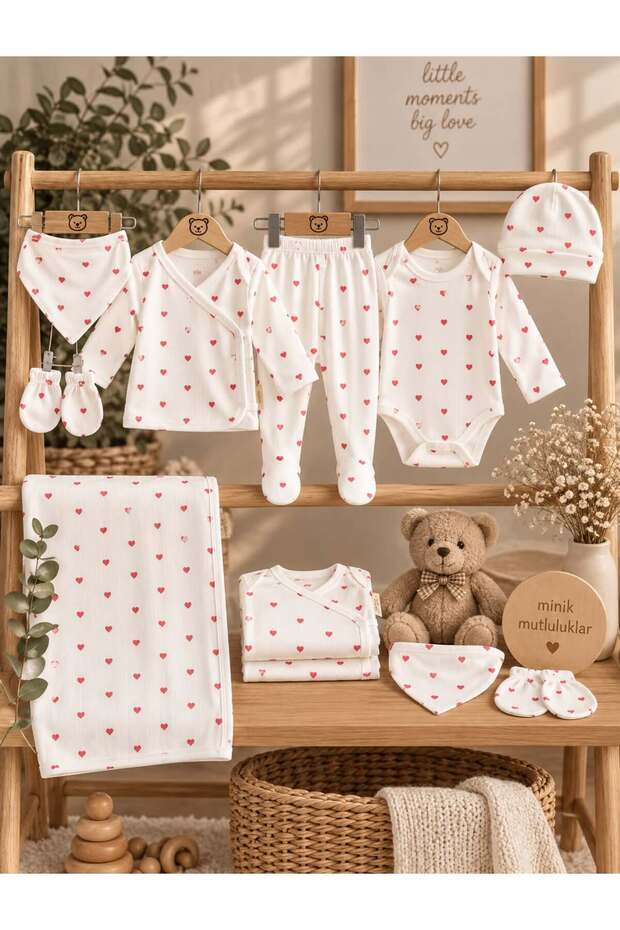 Girl Newborn Baby 7-Piece Hospital Discharge Set Girl Boy Baby Newborn Set