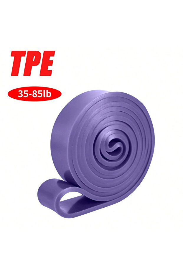 PURPLE Resistance Band for Full Body Exercise Home Gym Training Strength Training Yoga Pilates Men W