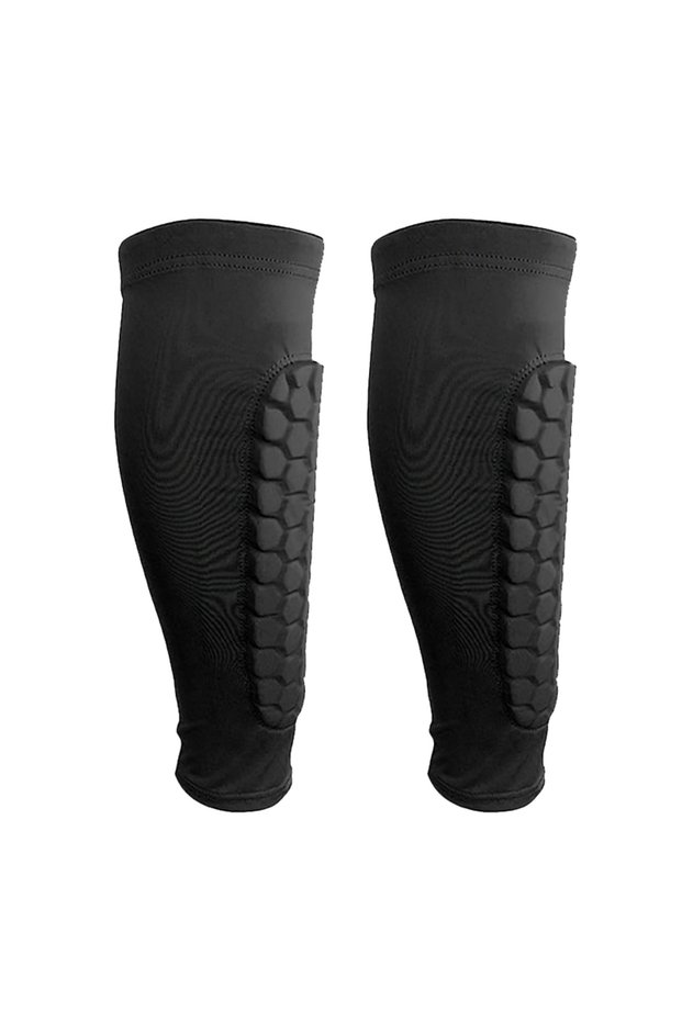 M 1 pair Ski Shin Guard Sleeves Pair, EVA Padded Anti‑Shin Bang Boot Bite Relief, Impact‑Absorbing C