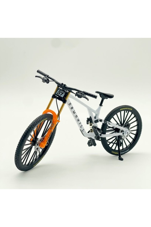 37Aw 1:8 New Mini Alloy Bicycle Diecast Model Simulation Finger Mountain Metal Bikes Funny Collectio
