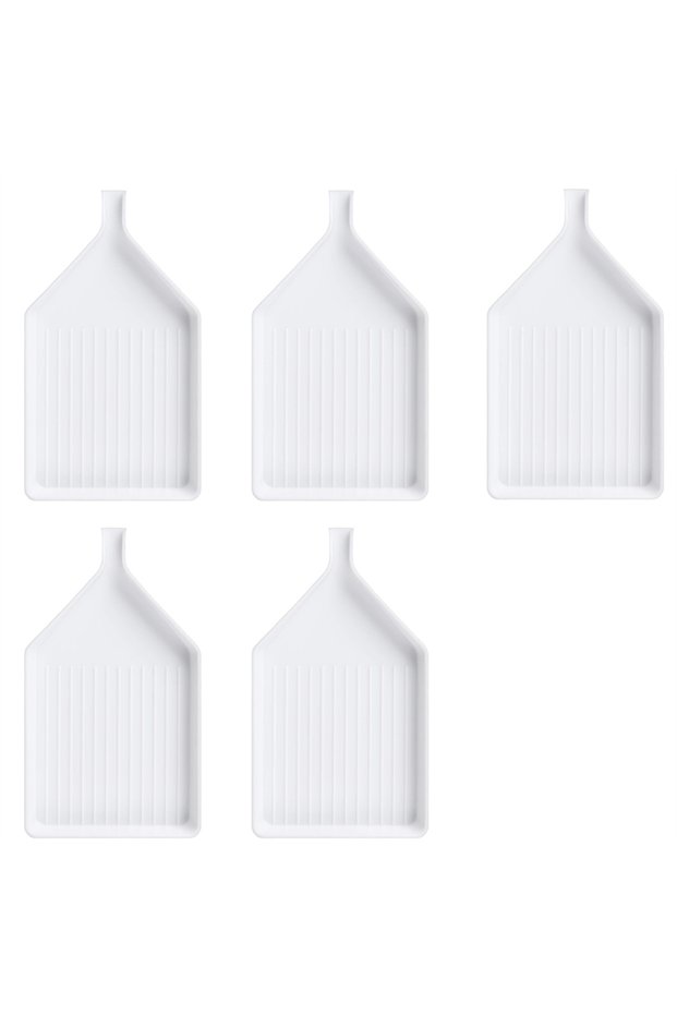 5pcs Diamond Painting Plastic Bead Sorting Trays Rhinestone Plate Tray Cross Stitch Embroidery Gem N