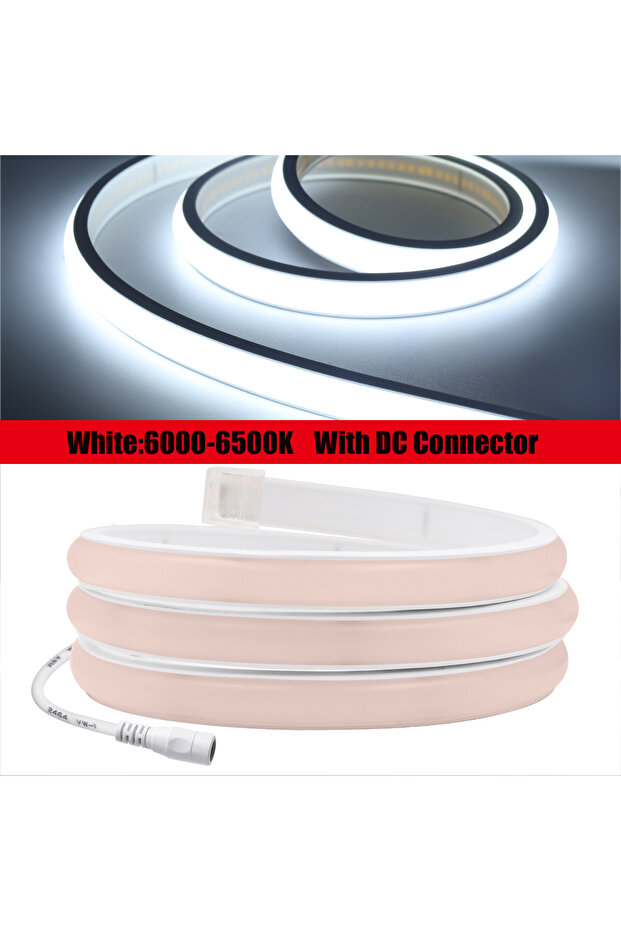 12V 3M White DC 12V 24V 320Leds/M COB Neon Strip Waterproof 3000K 4000K 6000K Home Decor High Bright