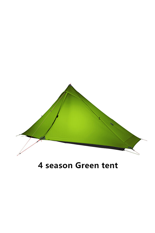 4 Season Green New Version FLAME'S CREED Lanshan 1 Pro Tent 3/4 Season 230*90*125cm 2 Side 20d Silny