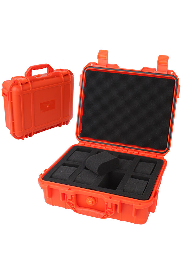 red 8-Grid High-End Watch Case Collection Watch Antique Protection Safety Box Colorful Sponge Thicke