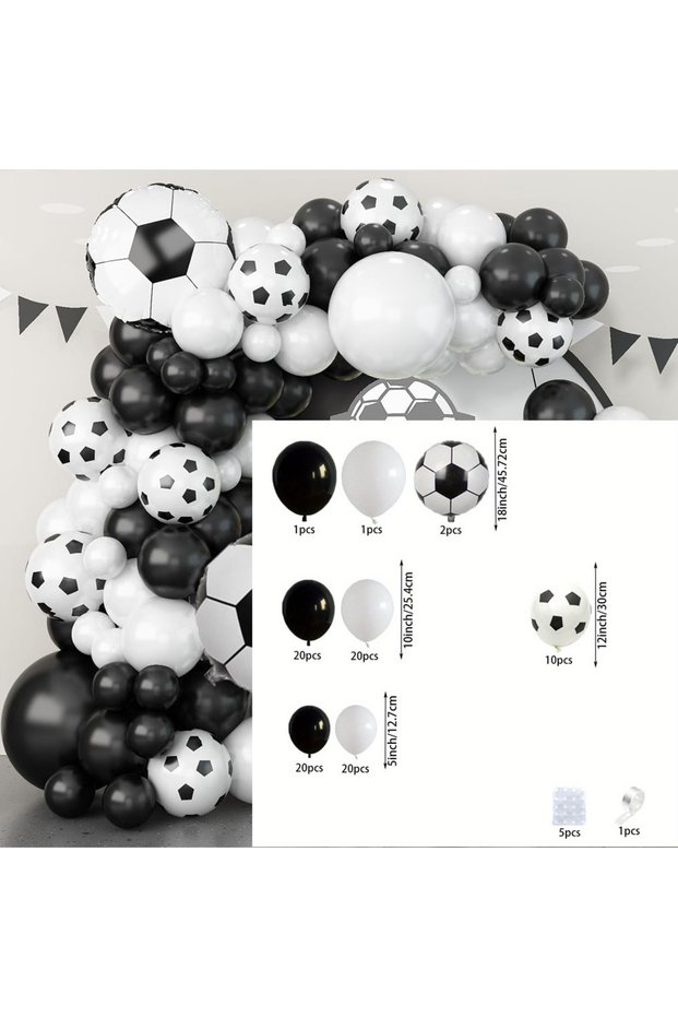 Other MULTI 100pcs Football Themed Balloon Party Garland Arch Kit Birthday Party Celebration Party F