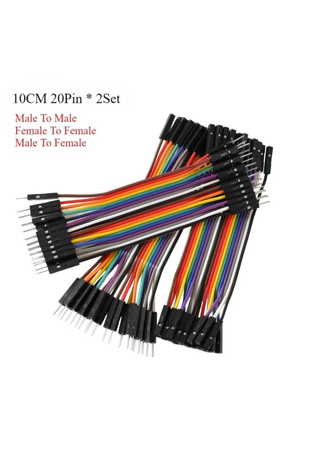 120PCS 60-120PCS 10CM 20Pin Breadboard Jumper Wire Kit Dupont Cable Male To Male/ Female To Female/