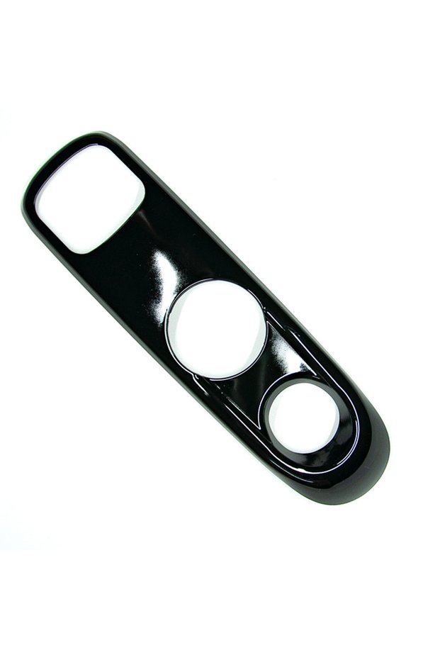 black Gear Shift Panel Decoration Shell Protective Cover Car Stickers For Mercedes Smart 451 Fortwo