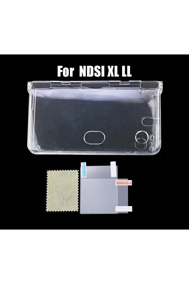 For NDSI XL LL Plastic Clear Crystal Shell Skin Case Cover For Nintend DSL NDS Lite NDSL For DSi NDS