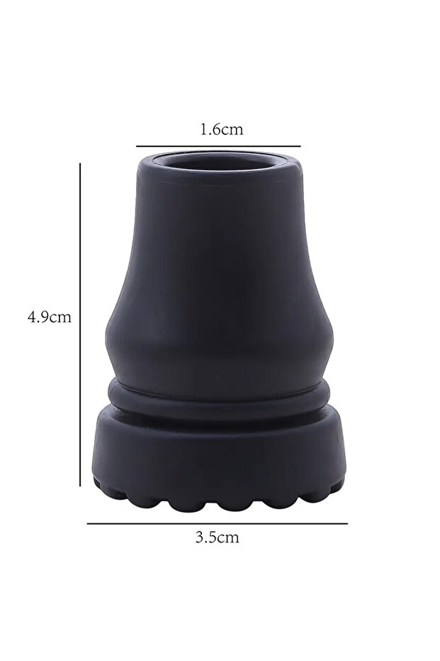 16mm 16-22mm Antiskid Walking Stick Crutch Cane Bottom Pads Cover Protector Climbing Hiking Trekking