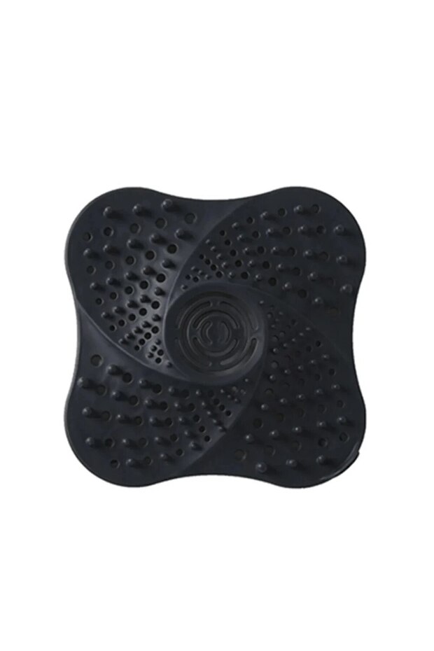 1pc black 1pc Anti-blocking Hair Catcher and Stopper Plug Trap Shower Floor Drain Covers Sink Strain