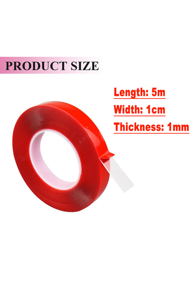 10mmx5m Double Sided Tape Nano Tape 3Meter 10/20/30mm Width Transparent Tape Washable Adhesive Nano