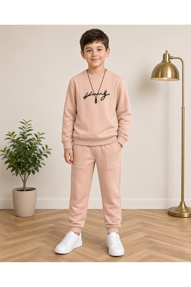 Yazi Detailled Men's Children's Suit