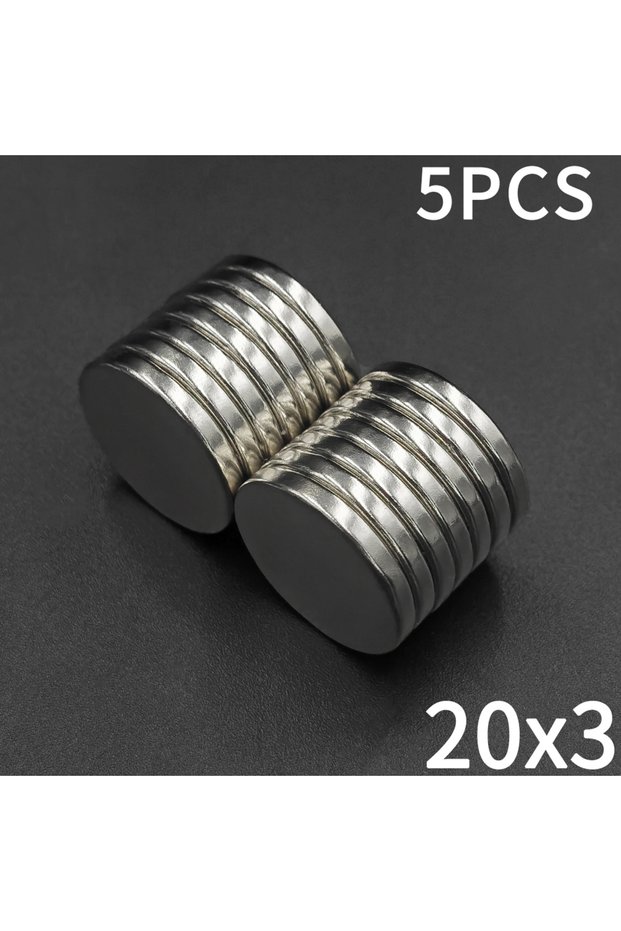 5Pcs 5/10Pcs 20x3 Magnet Super Powerful Small Round Permanent Disc Magnetic 20*3 for Fridge, DIY, Bu