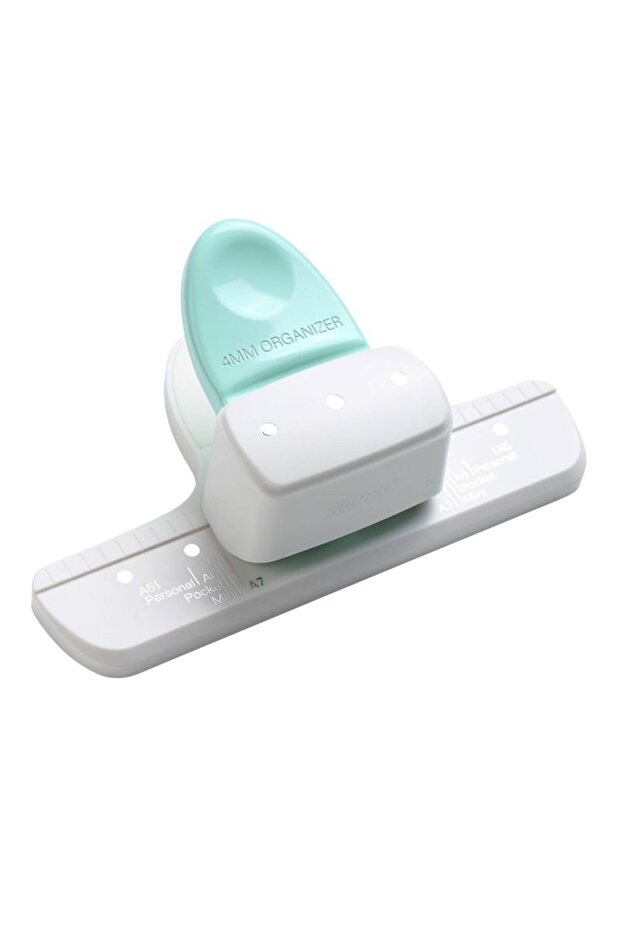 KW-trio 9027 Loose Leaf Hole Punch Daily Planner Adjustable 3 Hole Paper Puncher for A8 Mini / A7 /
