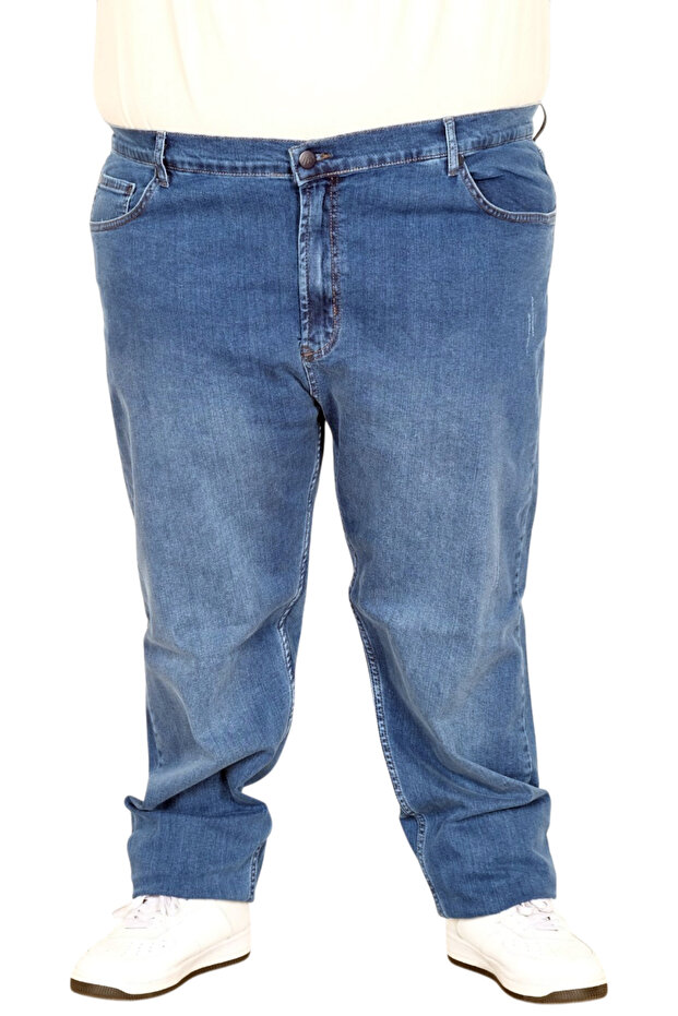Mode XL Large Size Men's Classic Jeans Mark 21920D Blue