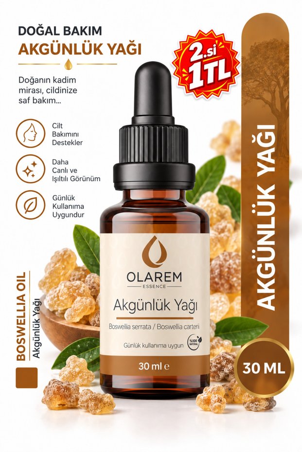 Frankincense Oil (Frankincense Oil) Essential Oil 30 ml Glass Bottle with Dropper