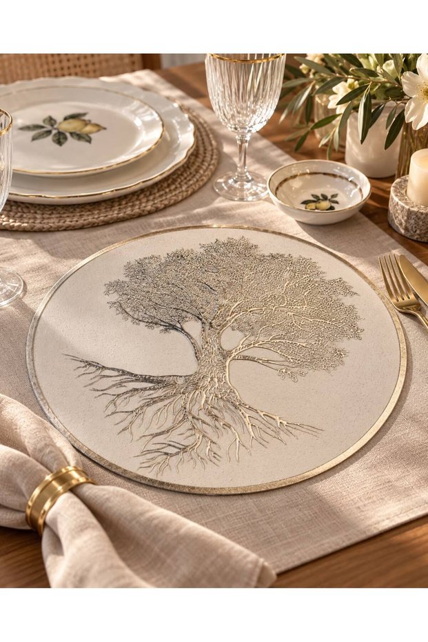 Set of 6 Lavina Tree American Service Silverware - 38 cm