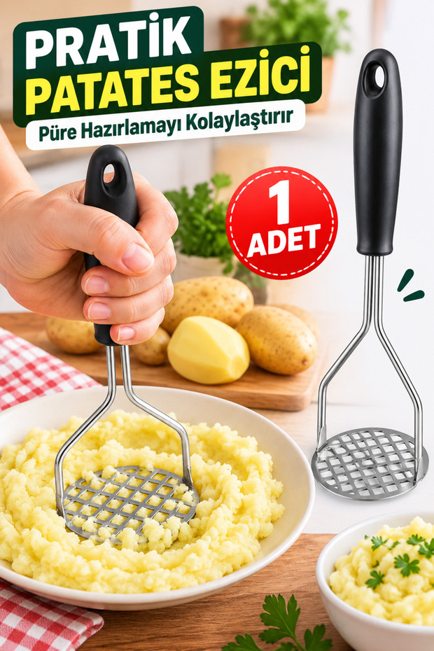 Stainless Steel Practical Potato Masher