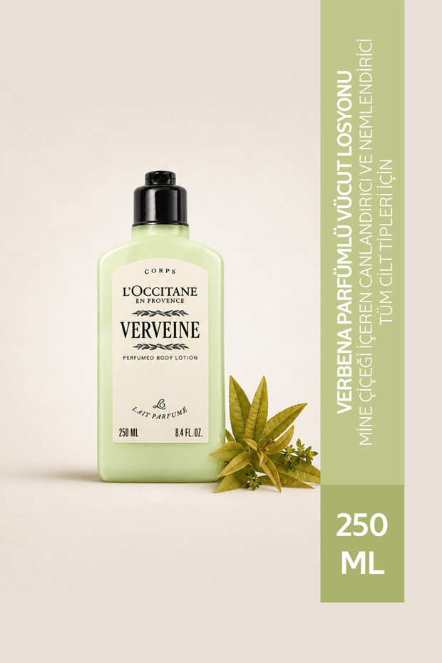 Verbena Perfumed Body Lotion, Verbena Notes, 250 ml