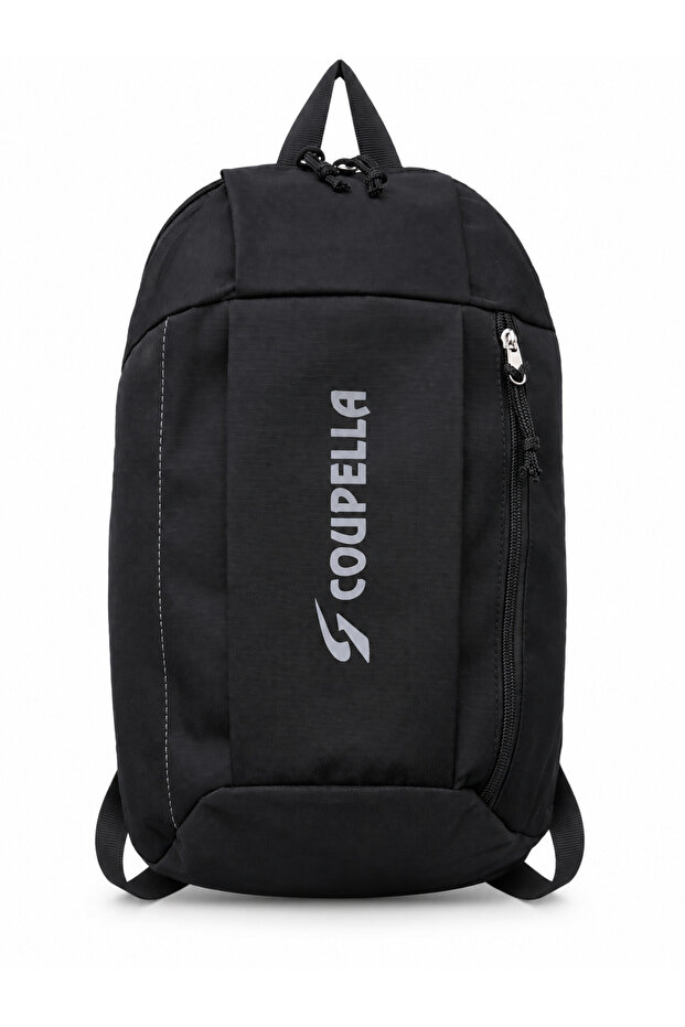 Black Unisex Sports Backpack Daily School and Travel Bag