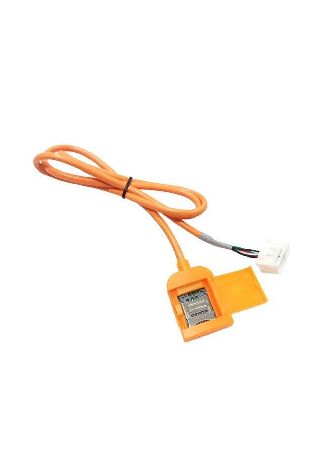 Orange Sim Card Slot Adapter For Android Radio Multimedia Gps 4G 20pin Cable Connector Car Accsesori