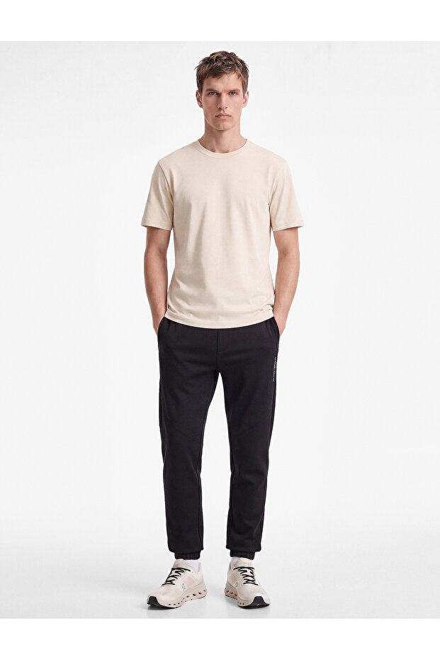 Regular Fit Short Sleeve Viscose Blend Crew Neck Sports T-Shirt