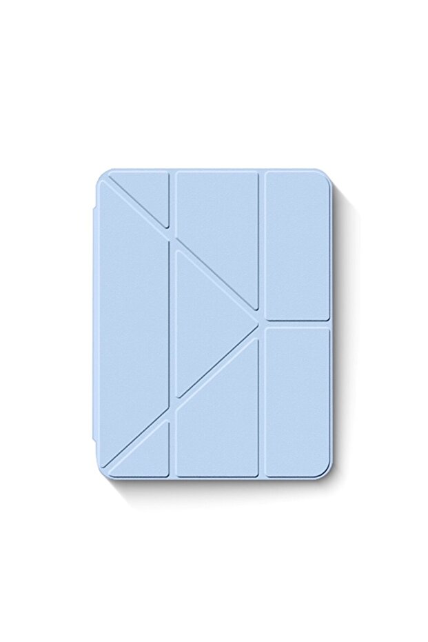 iPad Mini 6 7 8.3 YZ-YKL Light Blue 3+Y-fold Flip Clear Cover For iPad Air 4 5 6 7 11 For Air 2 9.7