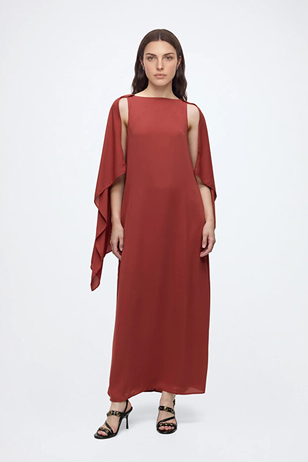 Women's VMFALULAH Boatneck Cape Dress Woven