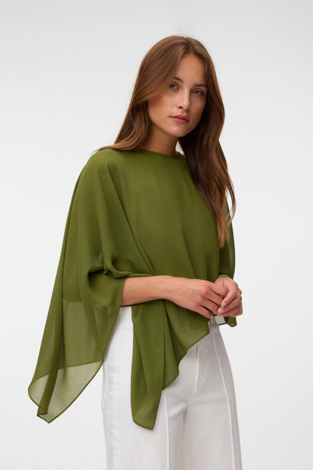 Women's VMADALYN Cape Woven Top