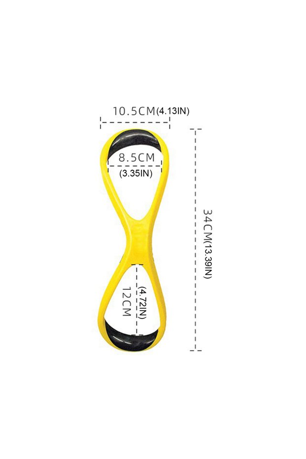 alloet Yellow L 8 Shape Swimming Trainer Forearm Brace Wear Resist Swimming Aid Tool Swimming Forear