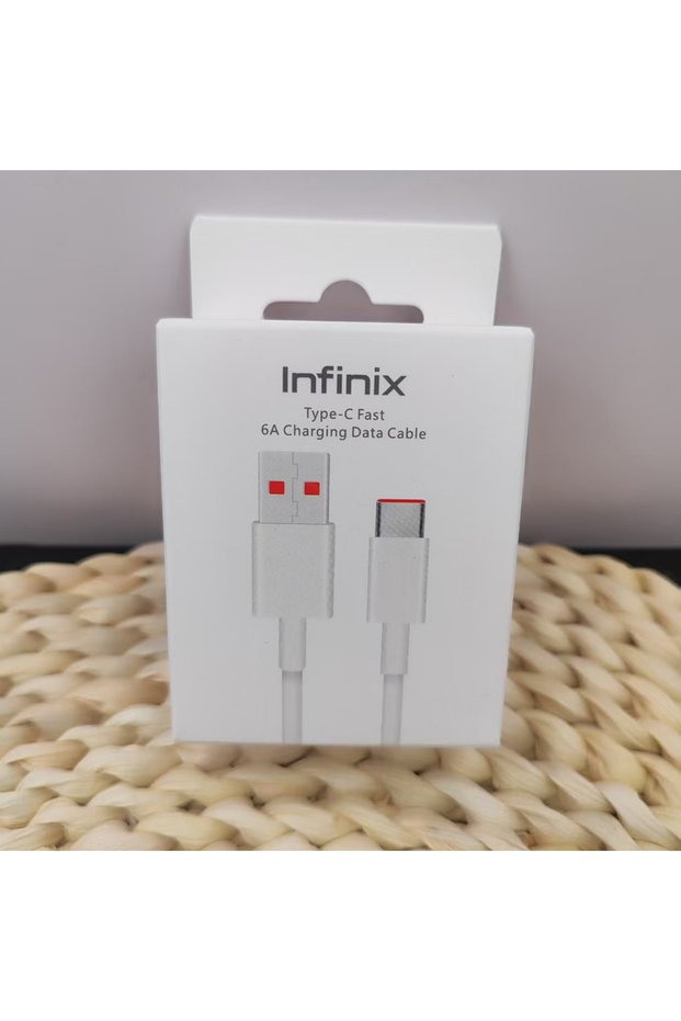 1m White Infinix 6A USB Type C Cable 100W 68W 45W Fast Charging 100CM Line Cord For Infinix Zero 40