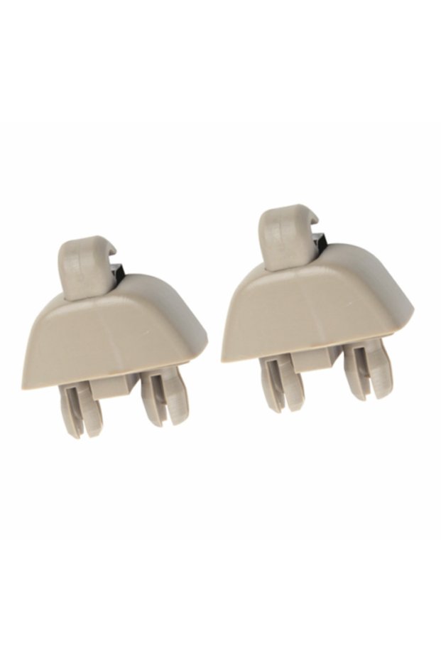beige 2PC 2pcs Interior Sun Visor Clip for VW Polo 5 6R Vento GTI Passat B7 Up Jetta 2012-2015 6R08