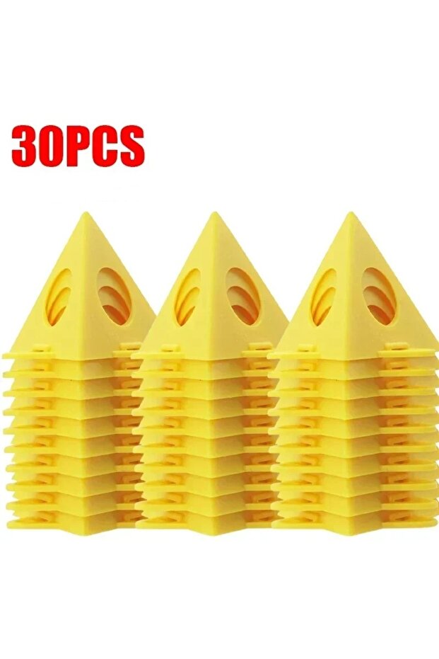30PCS Pyramid Stands Painter's Painting Stands, 12-50 Pack 4 Holes Mini Cone Paint Stands, Canvas St