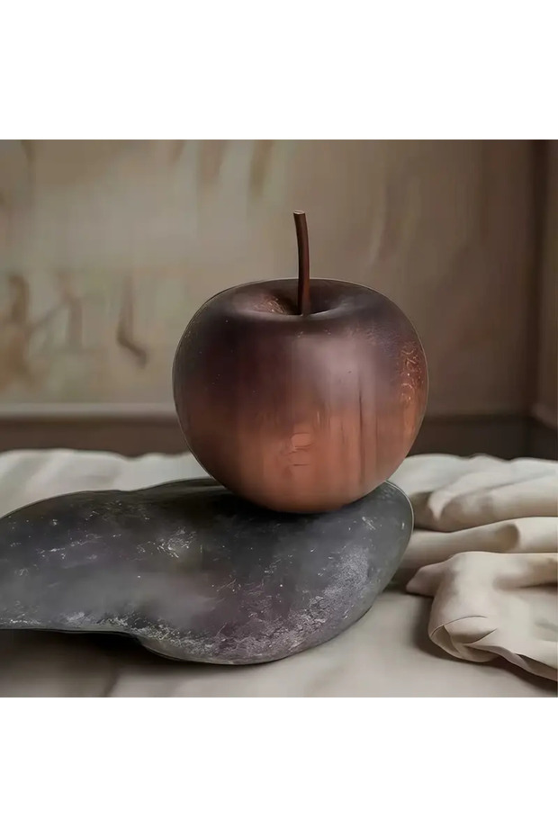 1pc 2pcs/1pc Elegant Wooden Oil Diffuser - Apple Style, No Heat, for Car/Bedroom/Bathroom, Natural S