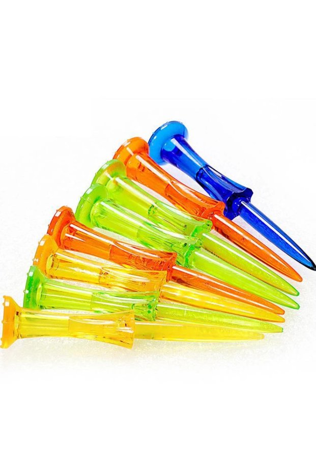50pcs-Random Color Golf Tees 83mm Plastic Wheel Ball Needle Random Color 50pcs TE002