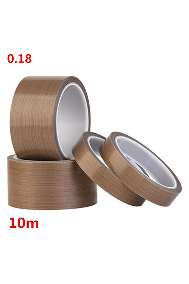 30mm 0.18mm 300 Degree High Temperature Resistance Adhesive Tape Cloth Heat Insulation Sealing Machi