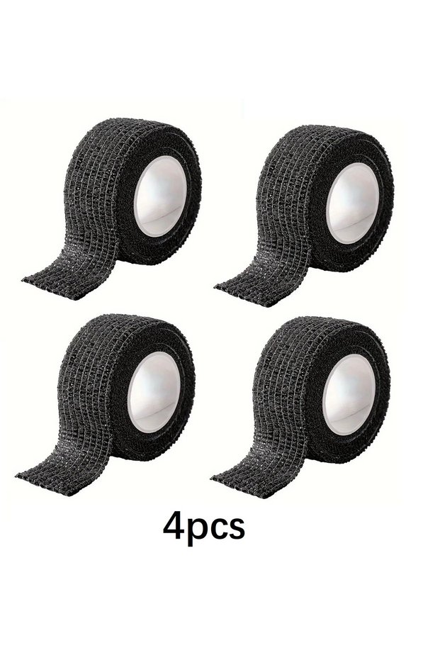 black 4pcs Tape Self-adhesive Chair Foot Pad Silent Anti Slip Foot Cover Floor Protective Cover Tabl