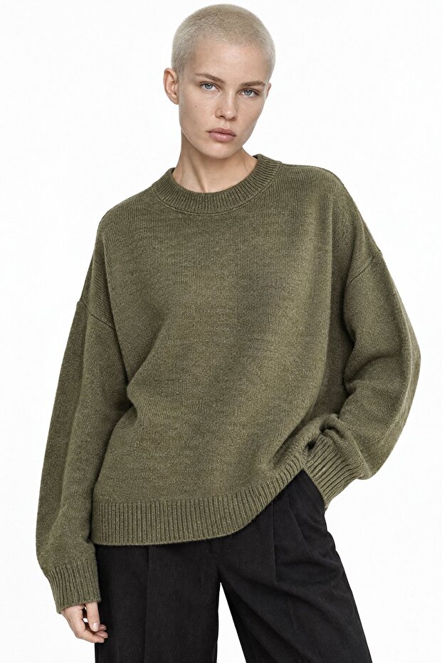 Mixray Oversize Knitwear Sweater