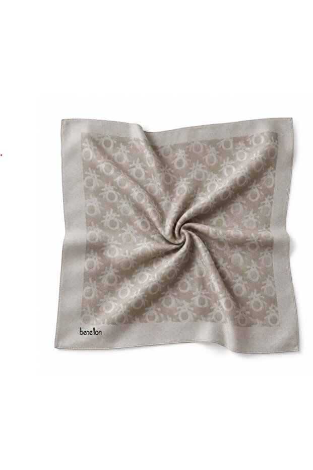 Elegante Scarf 1024 2816 Beige Monogram Pattern