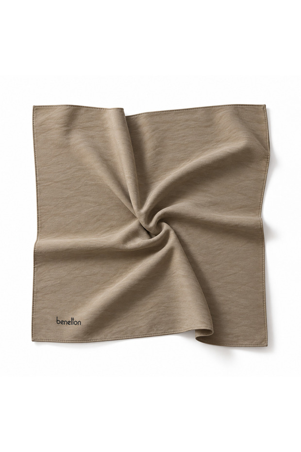 Siena Scarf 1022 064 Milky Brown Plain Pattern