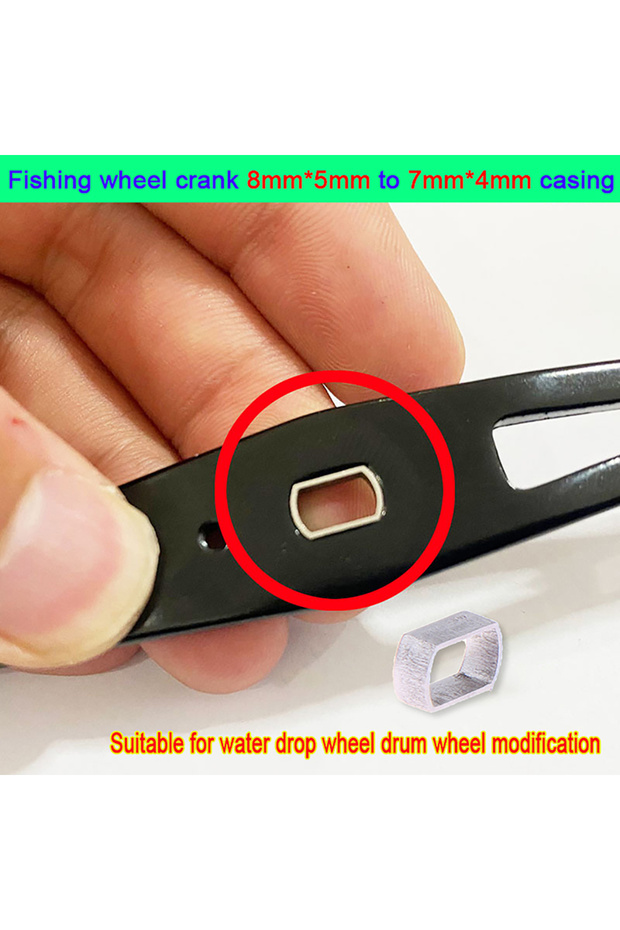 Fishing Reel Handle Accessory Bait Casting Reel Handle Shaft Hole Size Adjustment Part For Castin...