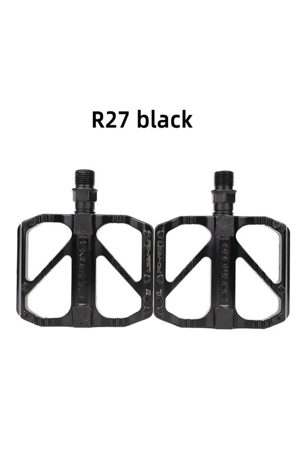 R27-Black PROMEND Ultralight 3 Bearings Bicycle Pedal Road Mountain Bike Anti-slip Pedals Bearing Qu