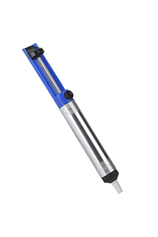 blue(1pcs) Desoldering Suction Pump Solder Sucker Suction Tin Pen Removal Device Vacuum Soldering Ir