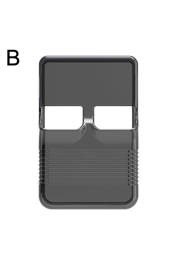 Transparent Black TPU Protective Case For R36S Handheld Game Console Accessories Transparent Anti Fa