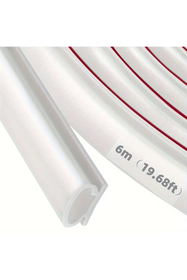 WHITE Sealing Strips for Doors and Windows, Waterproof Self-Adhesive Soundproof Strips, D...