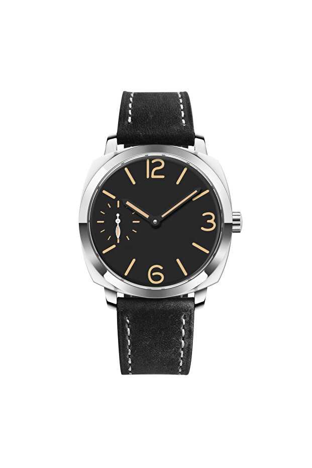 Black 42mm Corgeut watch fashionable st3600 or ST3601 hot selling sapphire crystal men's manual mech