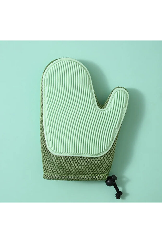 1 piece-2 Efficient Double Sided Pet Grooming Glove Cat Dog Hair Remover Massage Brush