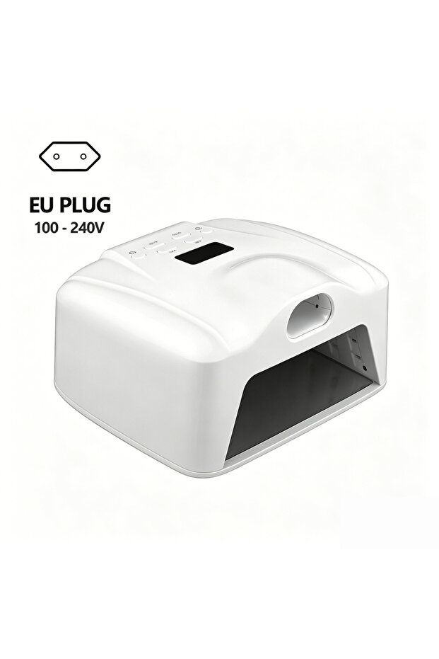 EU PLUG (100-240V) 2 IN 1 Nail Lamp Single Toe Single Finger Gel Nail Curing Lamp Full Hand Fast Dry